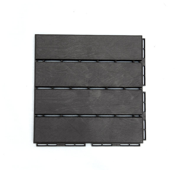 domi outdoor living 12" x 12" Composite Interlocking Deck Tile & Reviews Wayfair Canada